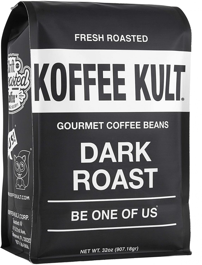 6.  Koffee Kult COffee Beans Dark Roasted 