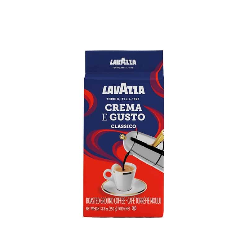 7. Lavazza Crema E Gusto Ground Coffee Blend 