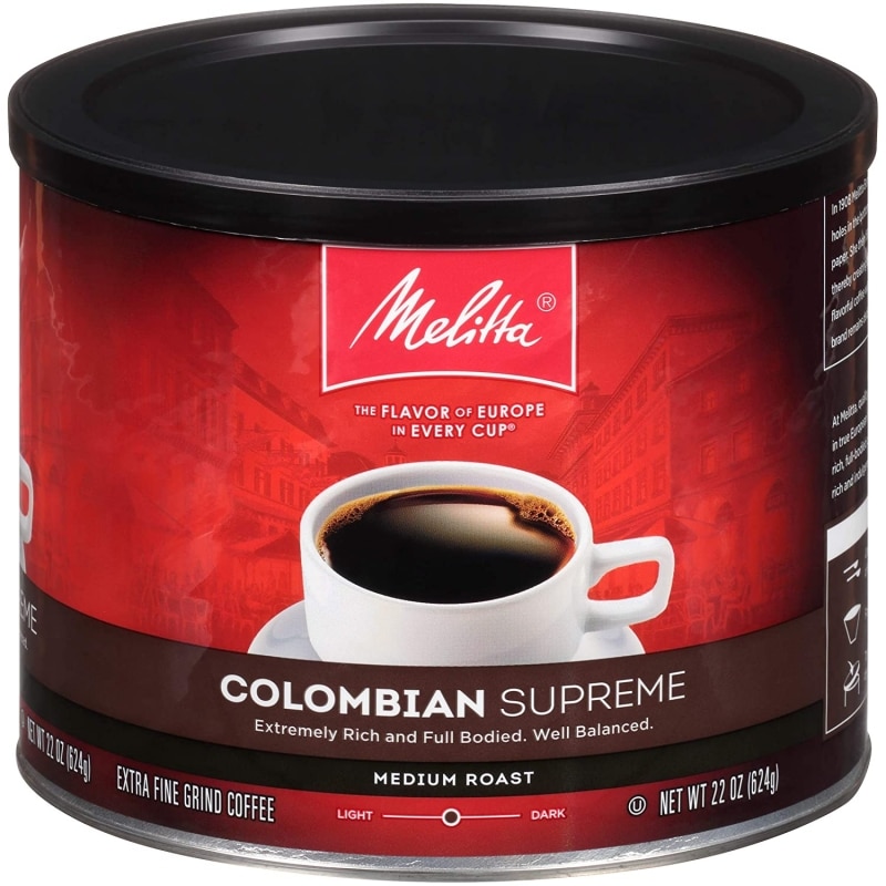 7. Melitta Colombian Supreme Coffee 