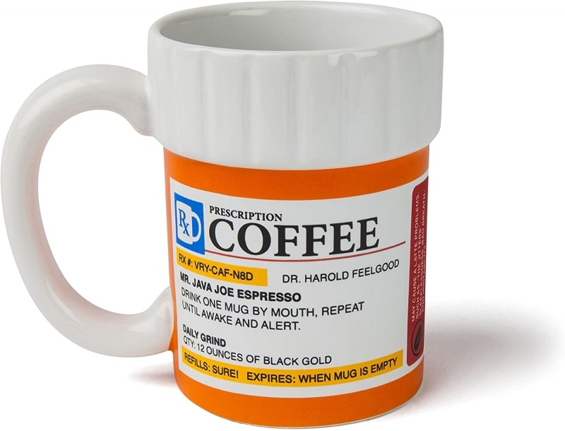 21. BigMouth Inc. The Prescription Coffee Mug