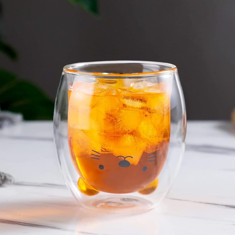 3. Cute Mug Glass Double Wall