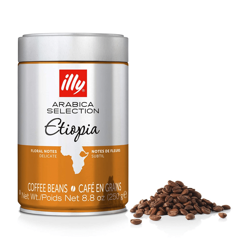 8. Illy Coffee Whole Bean Arabica Ethiopia 