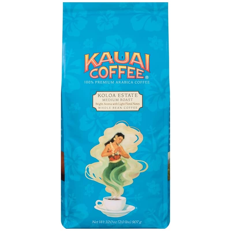 9.  Kauai Whole Bean Coffee 