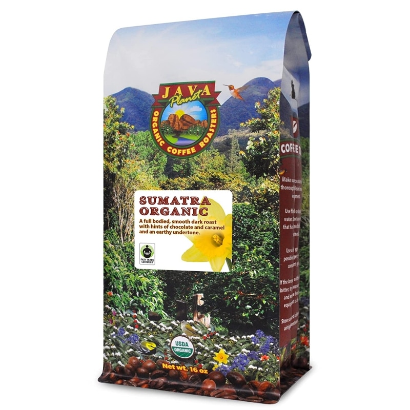 9. Java Planet, Organic Coffee Beans  
