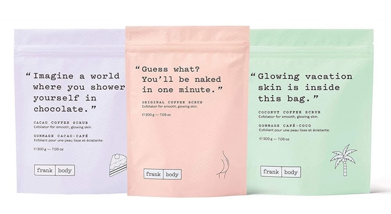  Frank Body Scrub Variety Pack