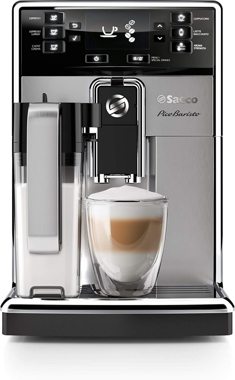 12. Saeco PicoBaristo Super Automatic Espresso Machine 