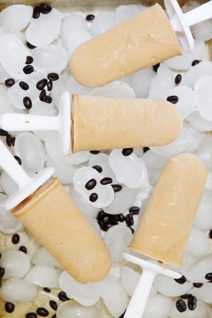 2. Creamy Iced Coffee Popsicles
