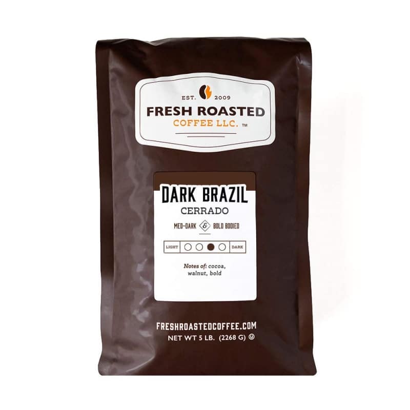 9. Fresh Roasted Coffee Dark Brazil Cerrado