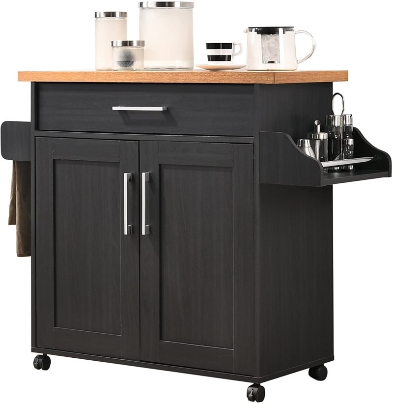 9. Hodedah Kitchen Island