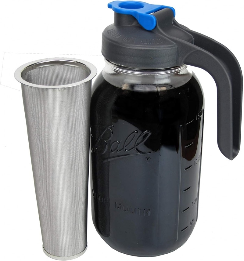 1. Cold Brew Mason Jar Iced Coffee Maker From County Line Kitchen