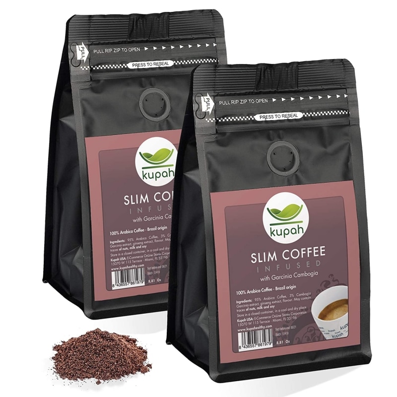 1. Weight Loss Coffee Kupah Slim Blend Ground Coffee 