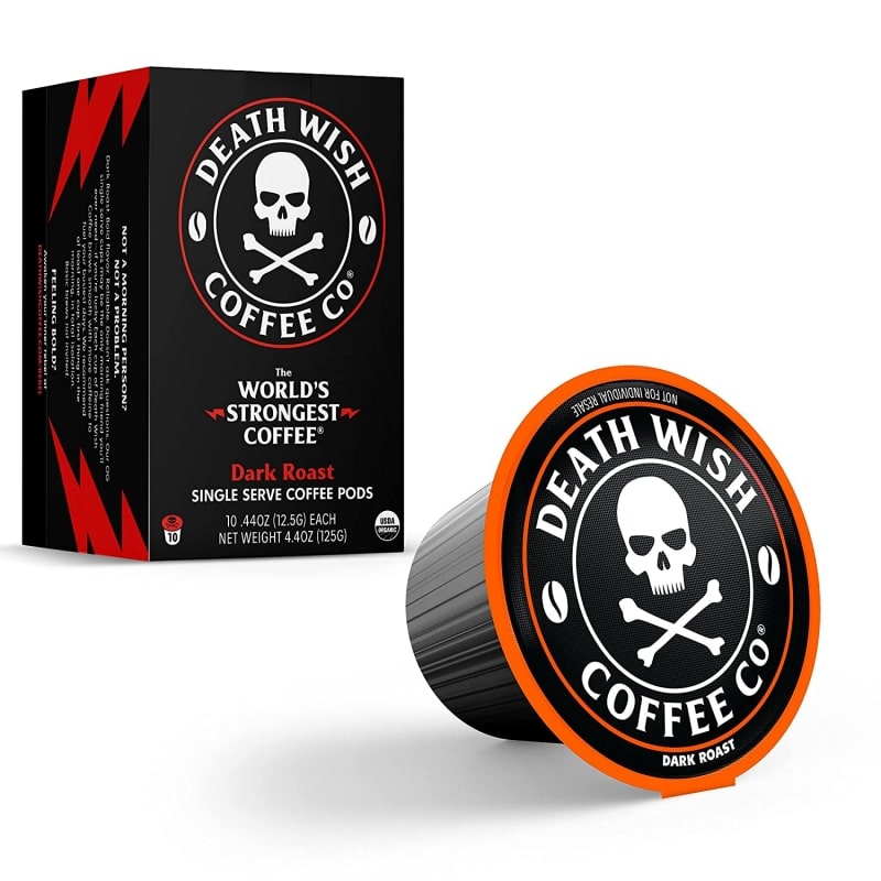 3. World’s Strongest Coffee Death Wish Pods