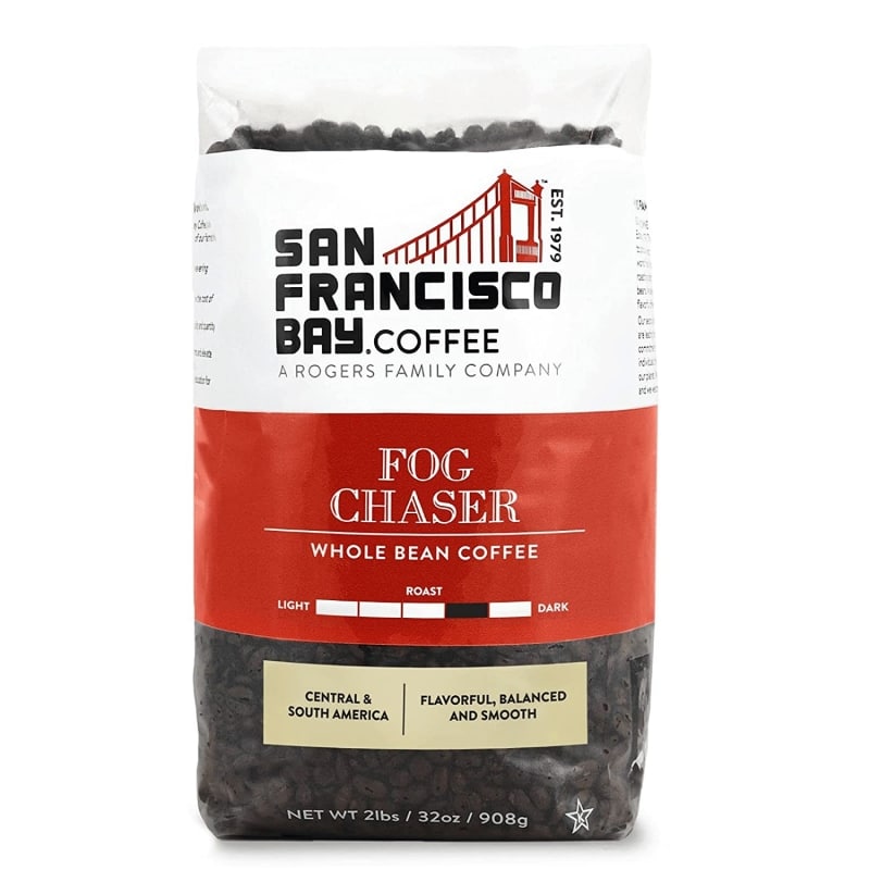 4. SF Bay Coffee Fog Chaser Whole Bean