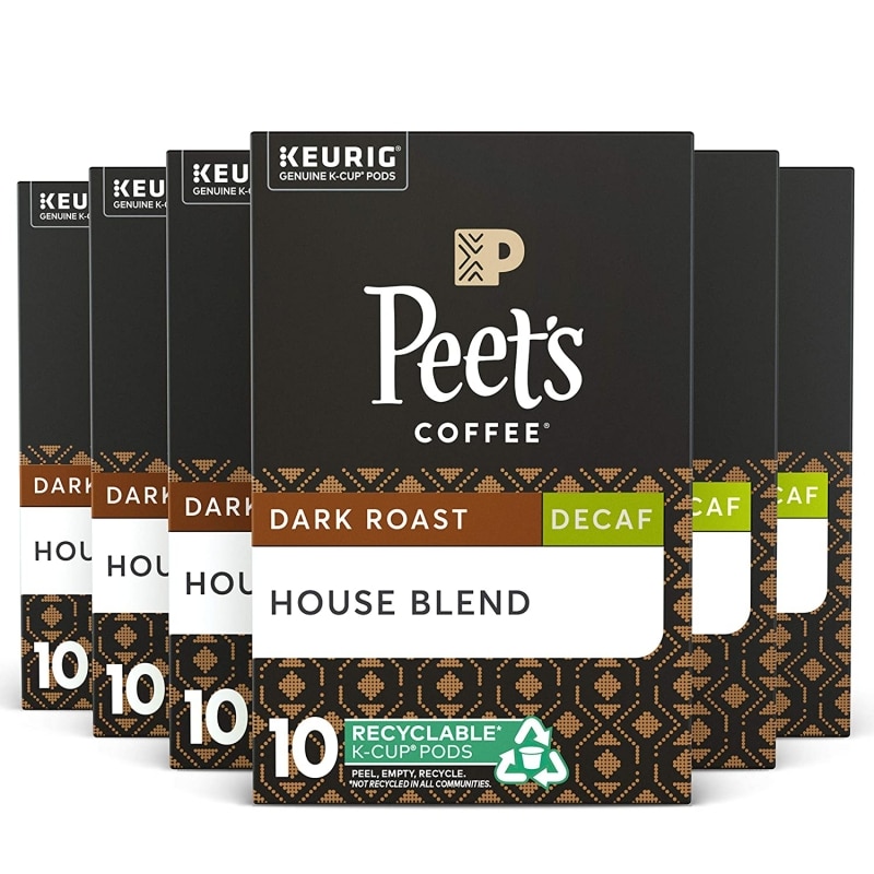 6. Peet's Coffee, Best Decaf Coffee, Dark Roast
