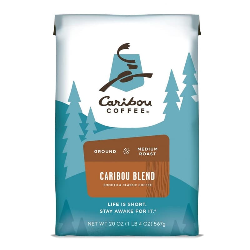 7. Caribou Coffee Grounds Caribou Blend  