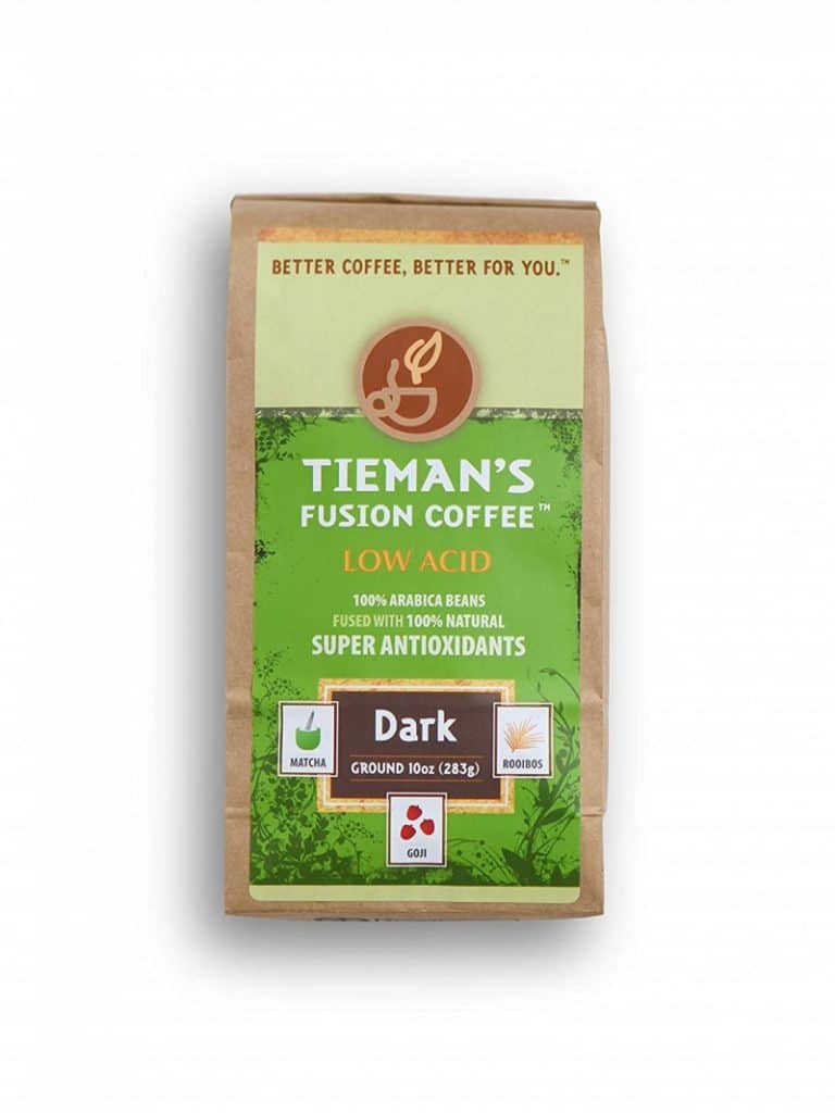 8. Tieman’s Fusion Coffee, Low Acid Coffee Beans (100% Arabica) 