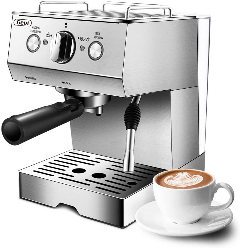 5. Gevi Espresso Machines 15 Bar 