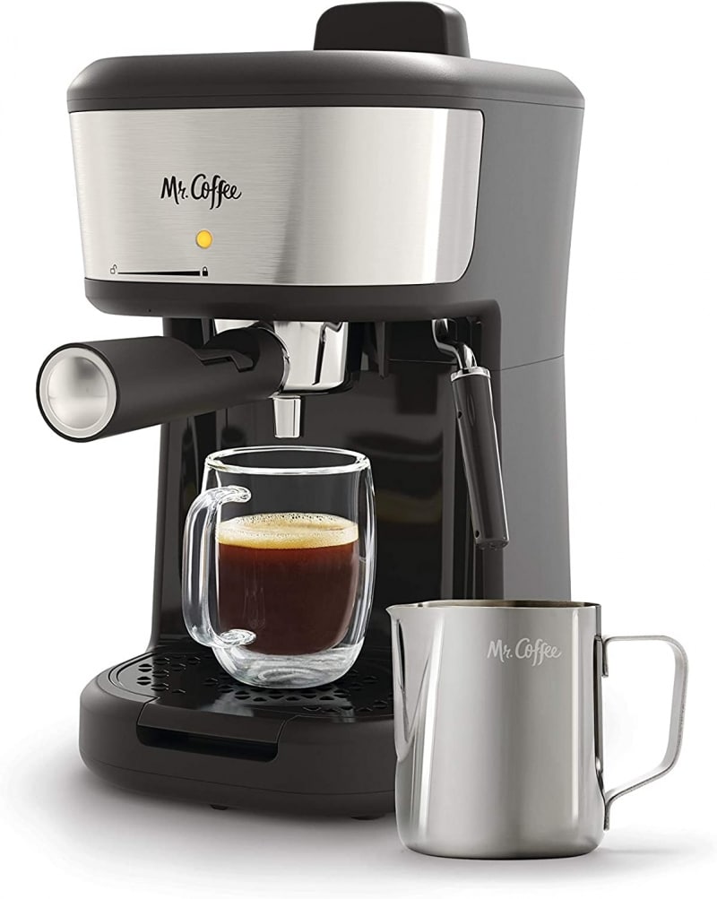 6. Mr. Coffee Steam Espresso Cappuccino and Latte Maker 