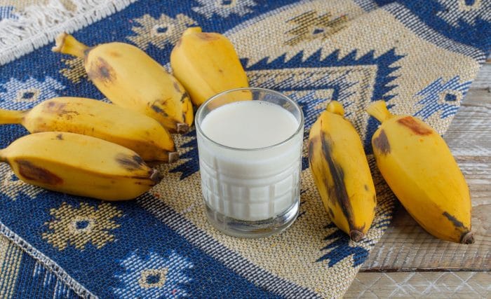 The Nutrition you can find in banana milk 