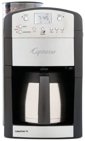 1. Capresso 465 CoffeeTeam TS Digital Coffeemaker 