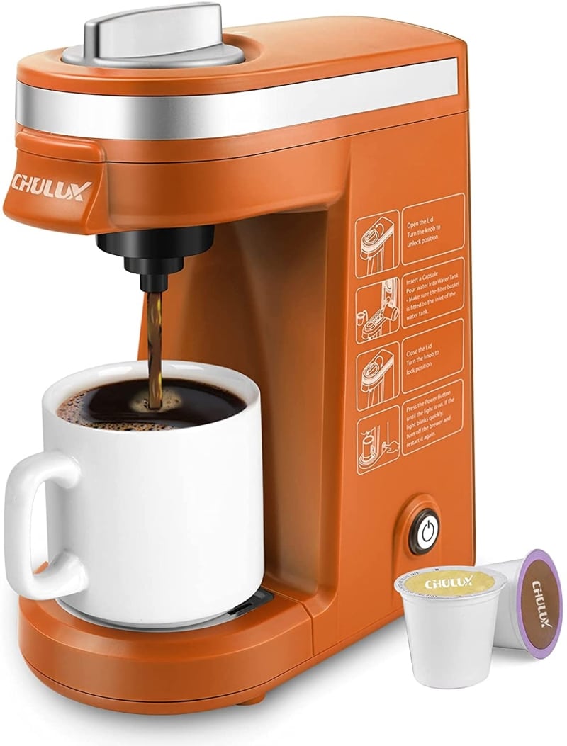 1. CHULUX Coffee Maker Single-Serve Coffee Machine 