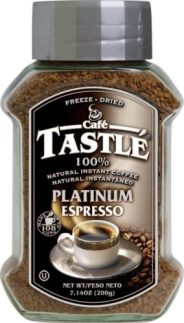 11. Cafe Tastle Platinum Espresso Freeze Dried Instant Coffee