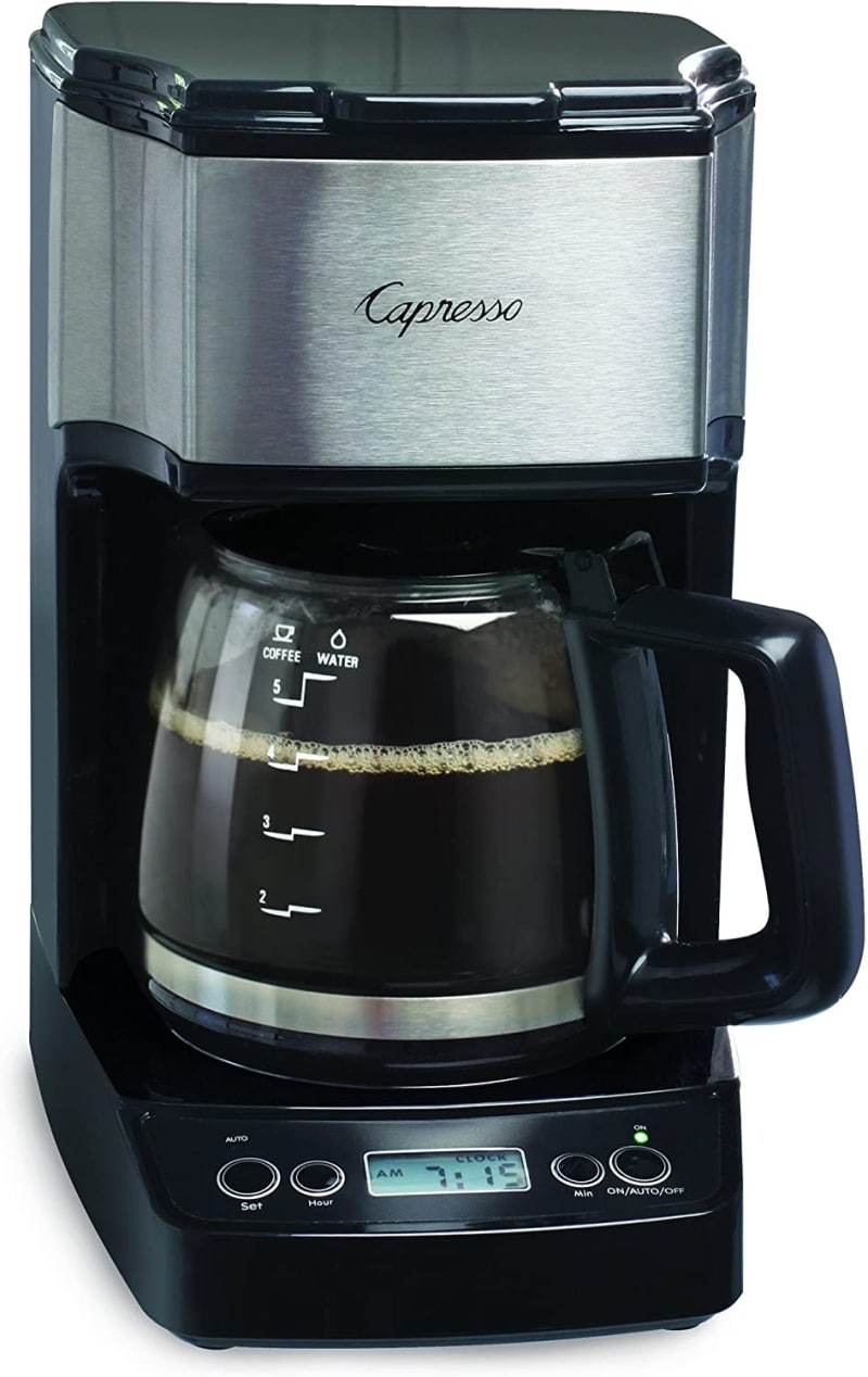 2. Capresso 5-Cup Mini Drip Coffee Maker 