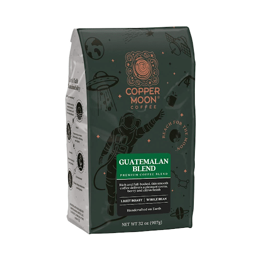 4. Copper Moon Guatemala Antigua Blend, Whole Bean 