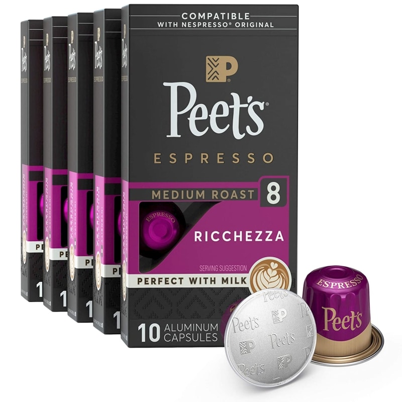 5. Peet's Coffee Espresso Capsules, Ricchezza 