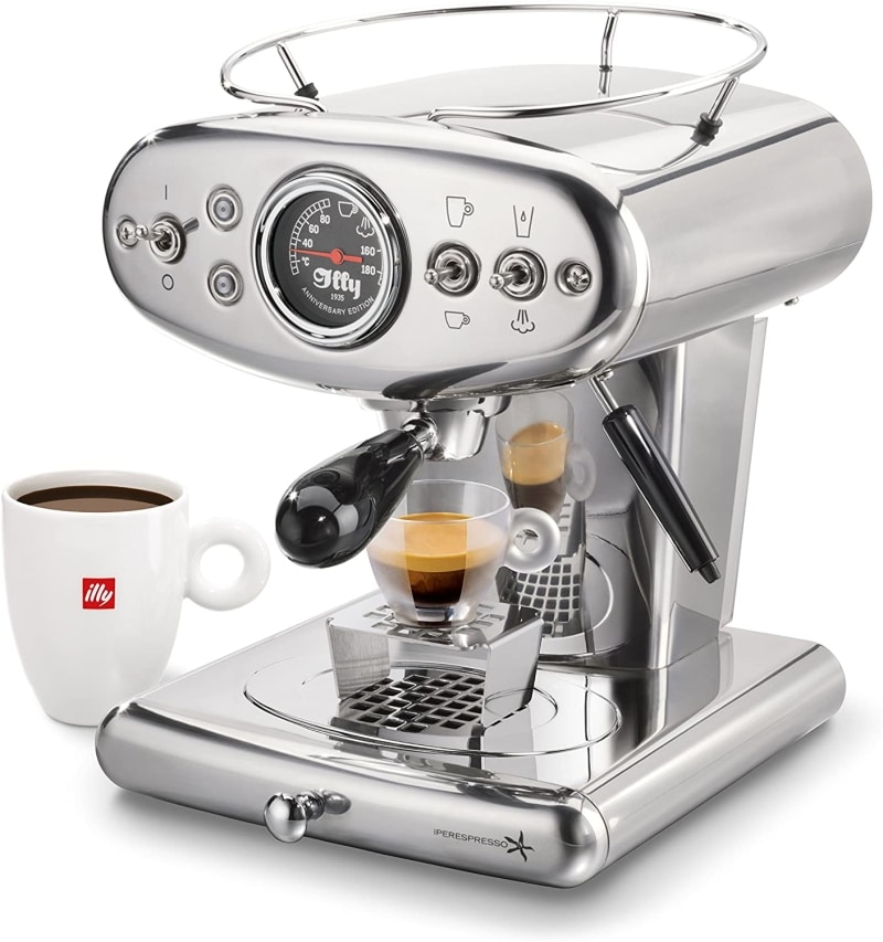 5. The Stainless Illy Espresso Machine 