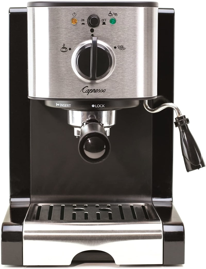 6. Capresso 116.04 Pump Espresso and Cappuccino Machine EC100 