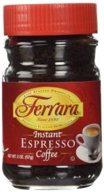 6. Ferrara Instant Espresso Coffee  