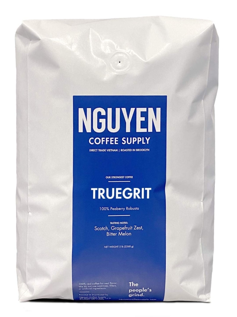 7. Truegrit Peaberry Robusta Whole Coffee Bean 