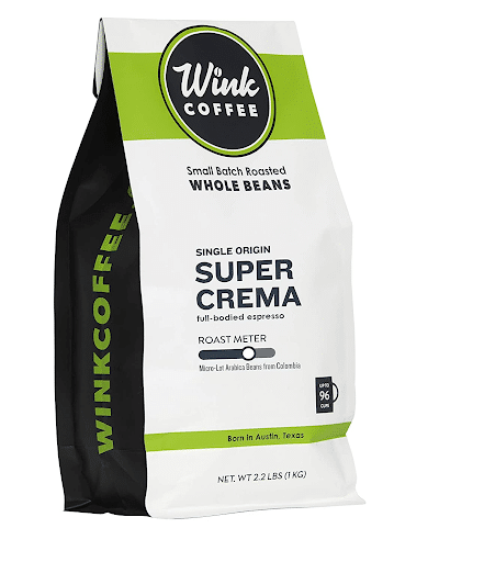7. Wink Coffee Super Crema Espresso  