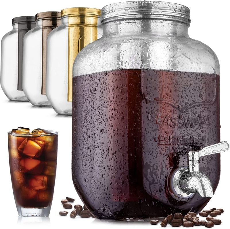 8. Zulay Kitchen 1 Gallon Cold Brew Coffee Maker 