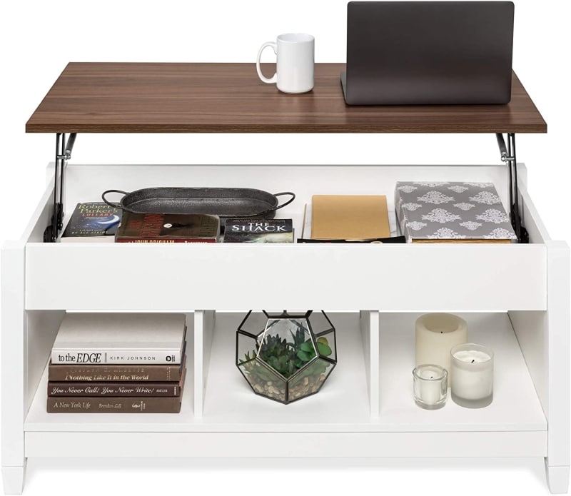8. Best Choice Products Lift Top Coffee Table 