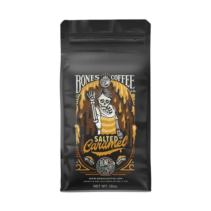 8. Bones Coffee Company Salted Caramel Coffee 