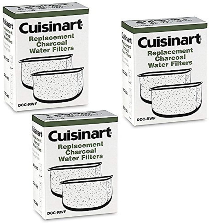 4. Cuisinart DCC-RWFTriple Pack Charcoal Water Filters 