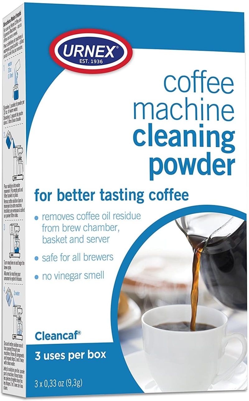 3. Urnex Coffee Maker and Espresso Machine Cleaner 