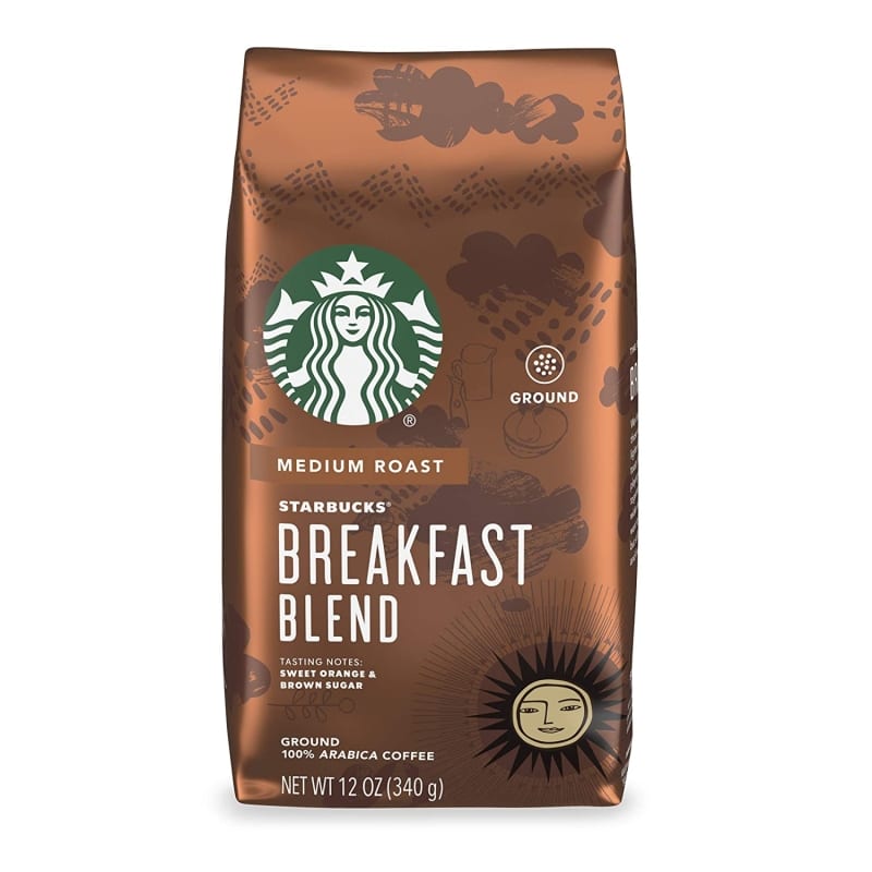 7. Starbucks Medium Roast Ground Coffee — Breakfast Blend