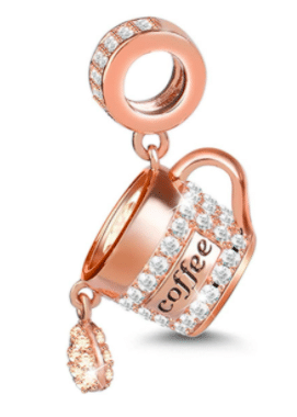 8. Gnoce Rose Gold Charm Pendant 