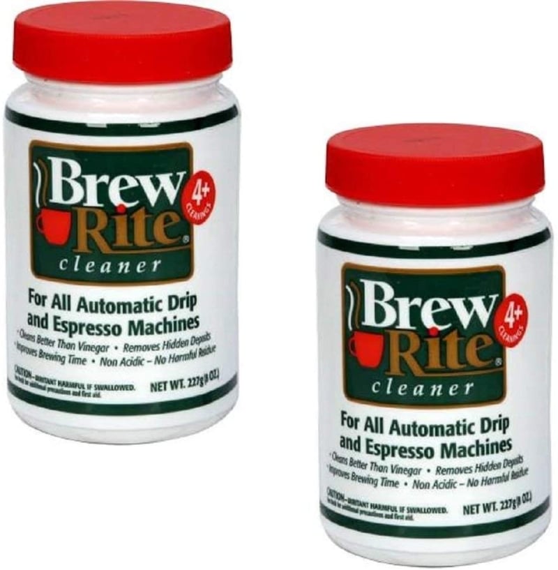 9. Brew Rite Coffee Maker Cleaner for Home Coffee Makers and Espresso Machines 