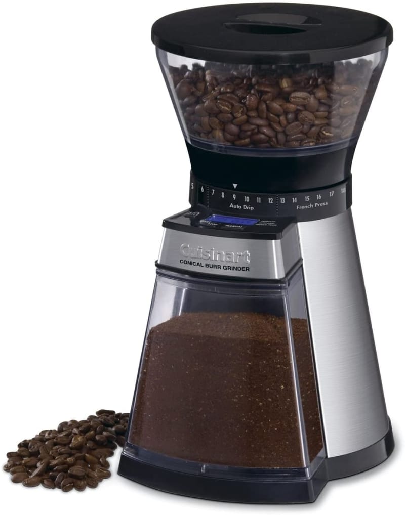 6. Cuisinart CBM-18C Burr Coffee Grinder 