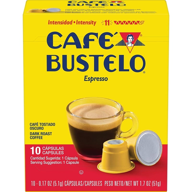 12. Café Bustelo Espresso Dark Roast 