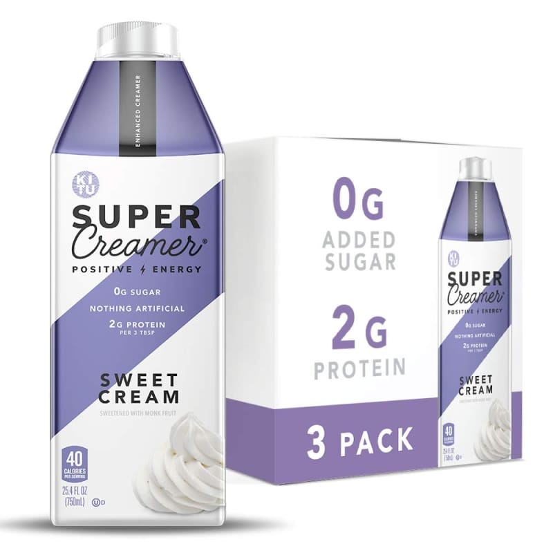 2.  SUPER COFFEE Keto Coffee Creamer, Sweet Cream 