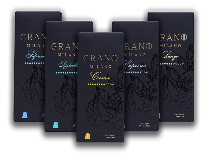 3. Grano Milano Variety Pack Coffee Pods 