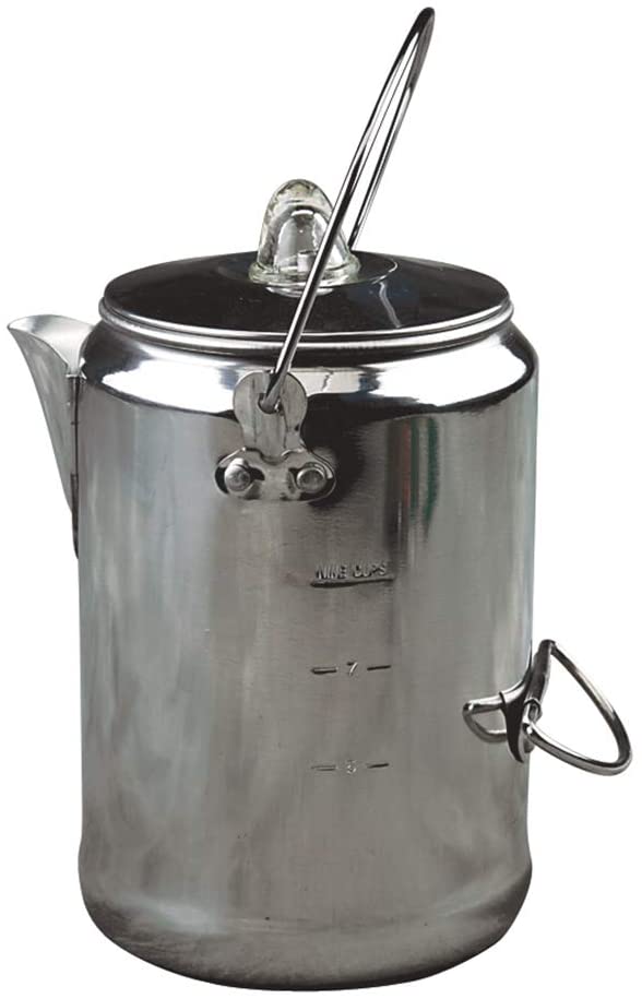 4. Coleman 9-Cup Aluminum Coffee Pot