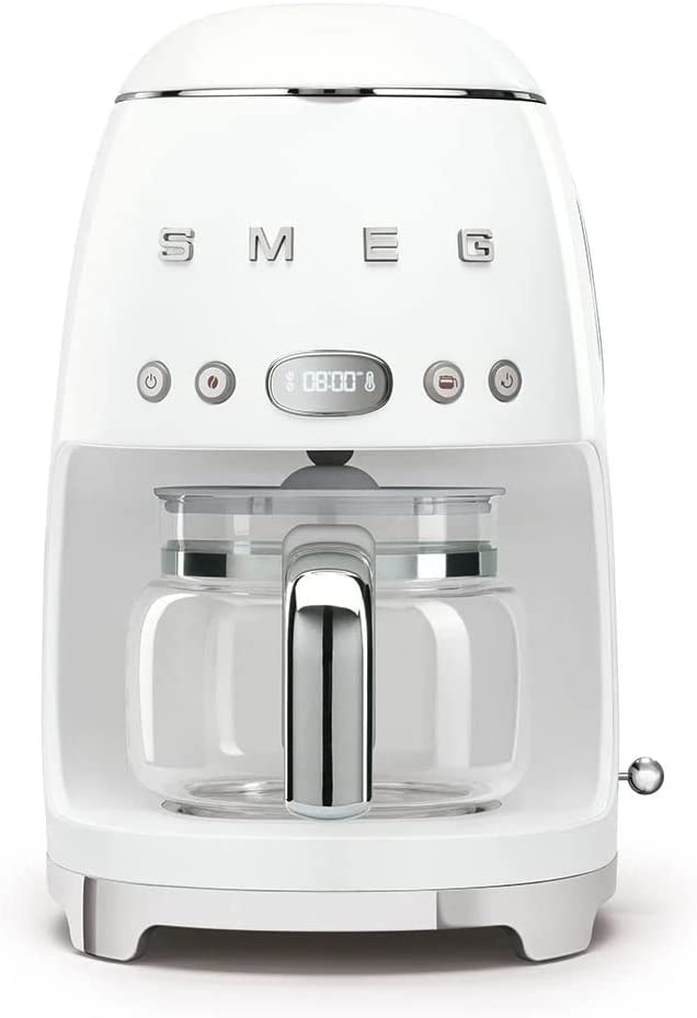 4. White DCF02WHUK Smeg Drip Coffee Maker 