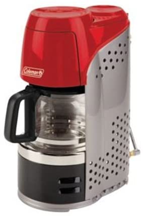 5. Coleman Portable Instastart Coffee Maker with Carafe and Bag 
