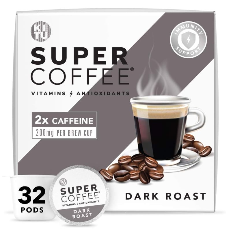 7. KITU SUPER COFFEE Pods, Dark Roast 